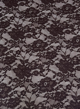 新款深降紫色春夏薄款弹力蕾丝面料舞蹈服连衣裙打底衫高弹布料