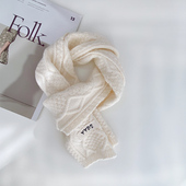 清仓 潮女保暖 ins日系学生毛线围脖冬季 韩风短款 可爱软糯小围巾