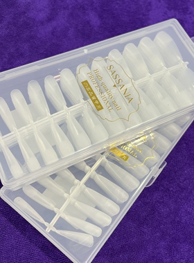 可穿戴美甲新款磨砂延长甲超薄无痕全半贴指甲贴片成品可拆卸
