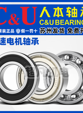 C&U人本轴承电机高速6308 6309 6310 6311 6312 6313 6314 6315RZ