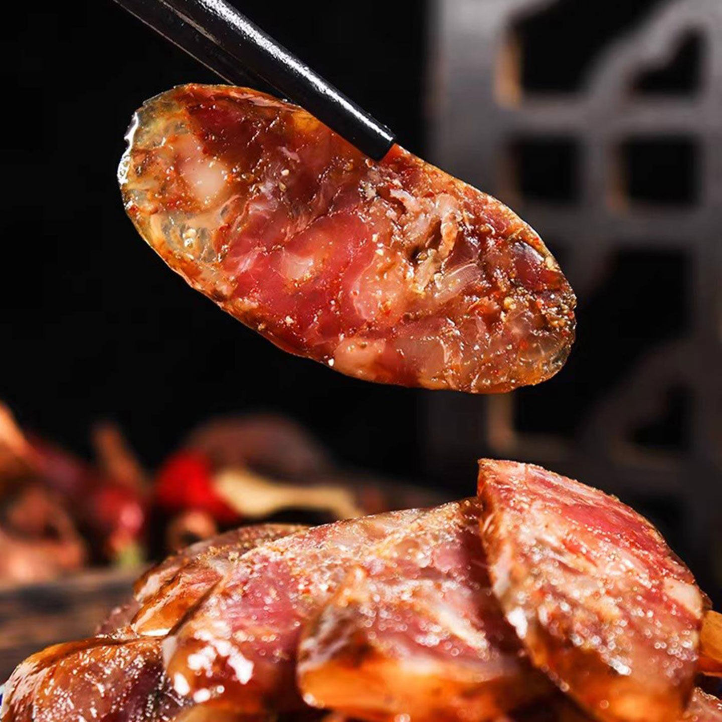 酉阳800土家麻辣香肠四川重庆特产柴火烟熏农家自制腊肉五香腊肠