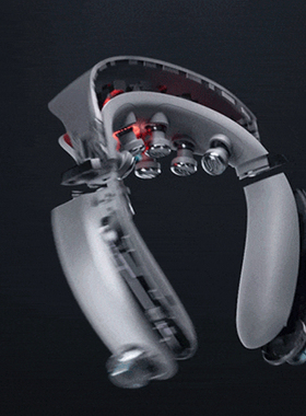 SKG颈椎按摩器G7pro肩颈按摩仪物理揉捏双脉冲推揉颈部热敷按摩仪