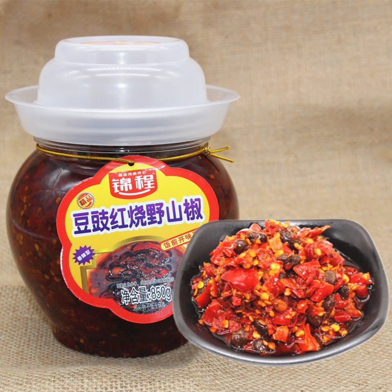 湖南锦程特辣豆豉红烧野山椒