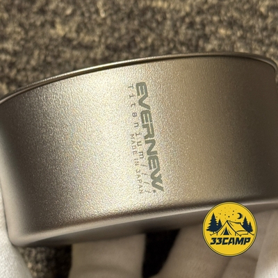 爱玩牛/evernew纯钛钛碗钛杯