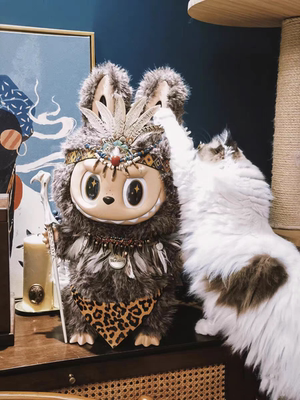 58cmlabubu娃衣拉布布衣服搪胶娃衣zimomo58cm大首领印第安酋长