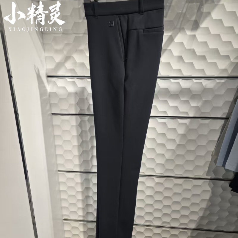 FILA斐乐男士2025冬季新高尔夫运动基础防晒针织长裤A11M5445602