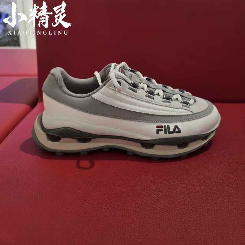 FILA斐乐2026春季新叠叠KM2S男女款休闲增高运动鞋F12W/M611125