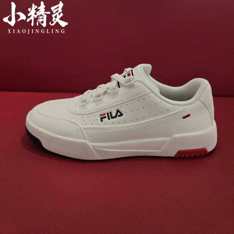 FILA斐乐2026年春季新品男女款圆盾休闲网球运动鞋A12W/M611005