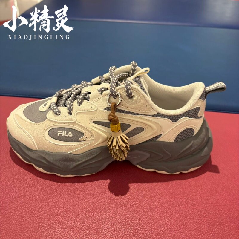 FILA斐乐2026年秋季新品男女款松塔鞋休闲老爹运动鞋F12W/M632143
