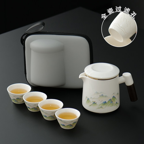 功夫茶具套装泡茶壶带罐