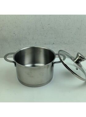 正品德国欧德罗18-10不锈钢汤锅奶锅面条锅儿童辅食锅双耳加厚底