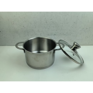 正品德国欧德罗18-10不锈钢汤锅奶锅面条锅儿童辅食锅双耳加厚底