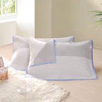 Khăn vải thô cũ bằng vải cotton dày tăng độ kháng khuẩn mùa hè cho nam vải lanh cũ Khăn vải gối 1 đôi - Khăn gối khăn bông gối