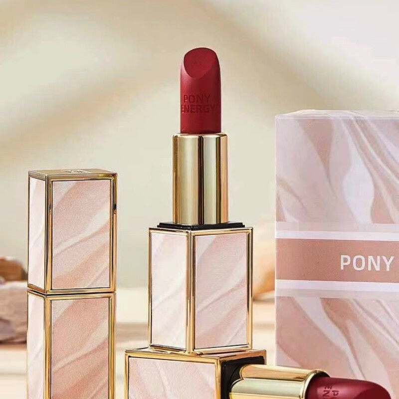 热卖PONY ENERGY/佩琪妮红丝绒香榭柔润唇膏保湿口红持久素颜显白