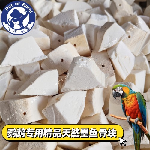 鹦鹉专用补钙墨鱼骨打孔块