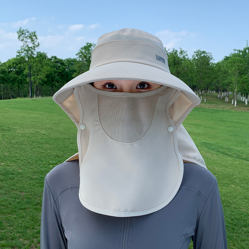 遮阳帽出游休闲夏季大檐冰丝帽子图片