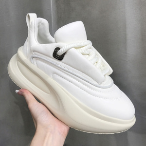 增高老爹鞋子男士休闲运动潮鞋2023新款潮流百搭厚底设计感面包鞋