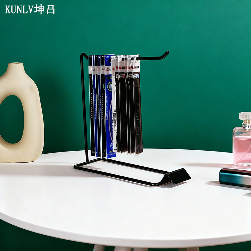 铁艺首饰架多挂钩收纳架挂架唇膏