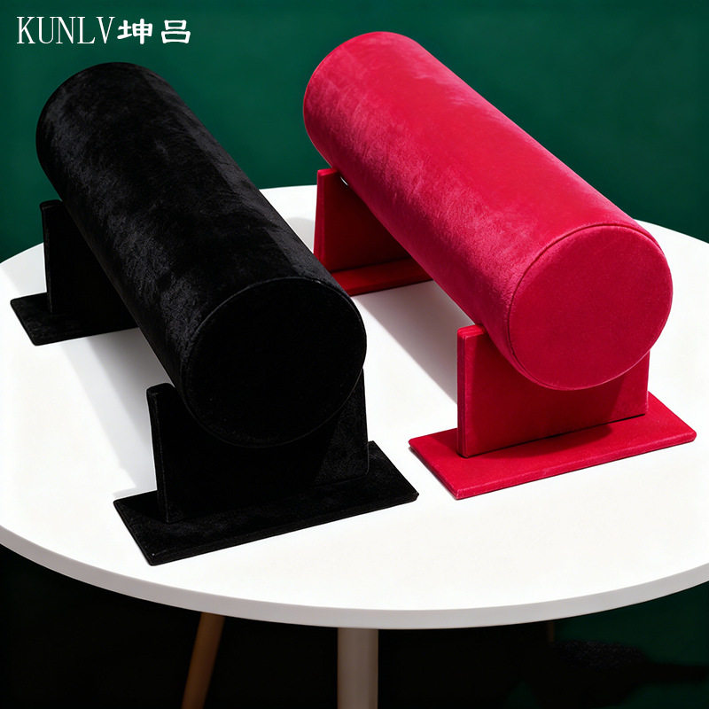 头箍发箍展示架 绒面发卡架放头箍的架子饰品头饰收纳首饰展示架