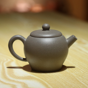 宜兴紫砂壶古韵茶壶原矿青灰段工艺美术师熊菊平茶具手工泡茶壶