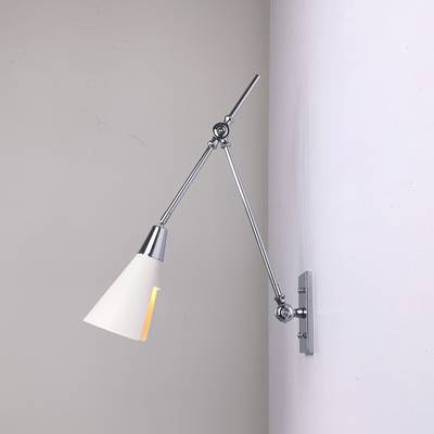 长臂灯Athena Calderone博主美式北欧法式铬色黄铜餐厅厨房墙灯