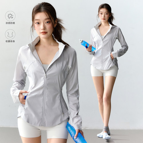 sweetrun侧拉口袋健身瑜伽上衣女