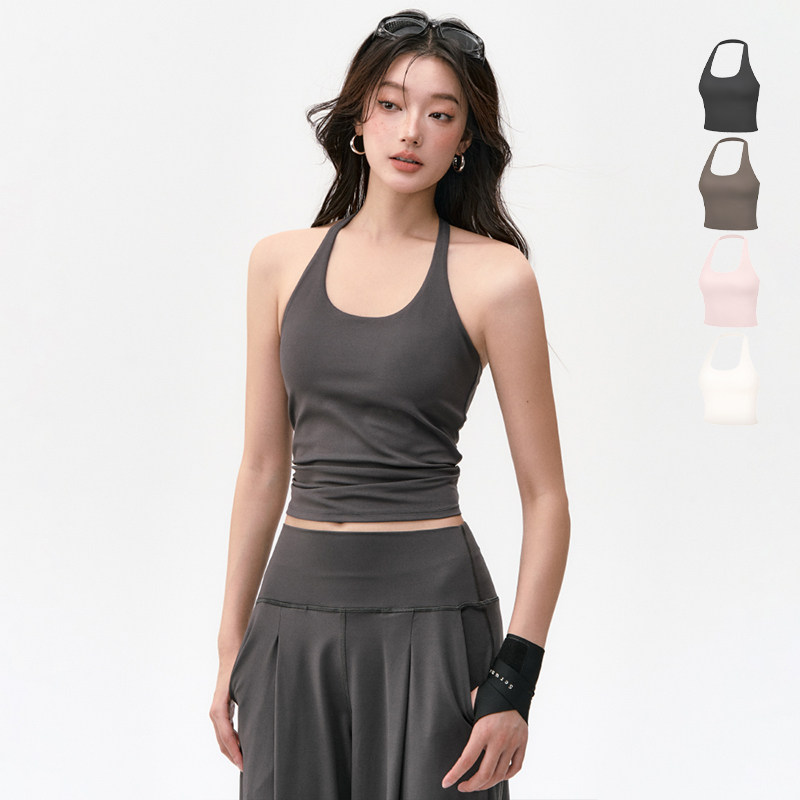 瑜伽服背心女外穿美背挂脖普拉提训练服套装防震运动内衣健身文胸,运动/瑜伽/健身/球迷用品,瑜伽背心,淘宝优惠券,粉丝福利购,淘宝优惠卷