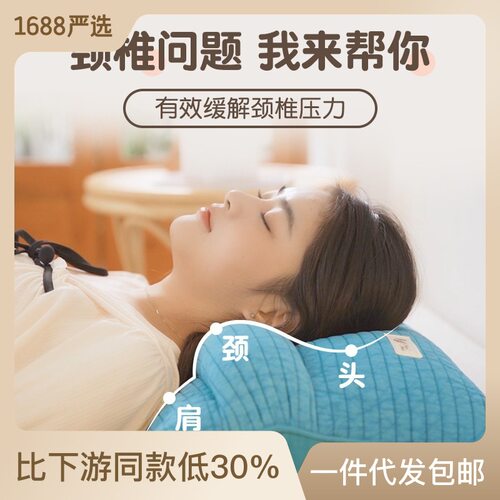 成人荞麦护颈椎助睡眠可拆洗硬枕