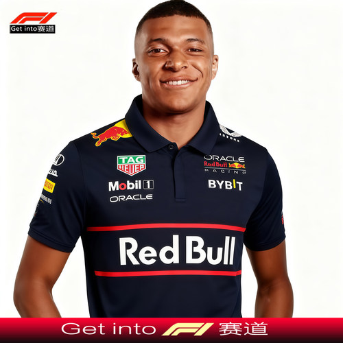 2025新款f1赛车服短袖POLO衫维斯塔潘同款T恤红牛车队工作服定制