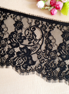 3米一条 多款睫毛须须蕾丝花边辅料宽8cmDIY配件服装裙子下摆装饰