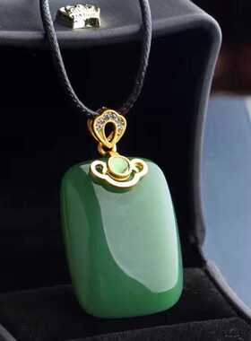 天然送礼物毛衣链新疆和田白玉