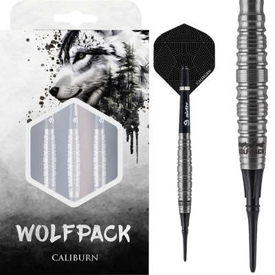 2024新款 CALIBURN WOLFPACK 系列 W5 90%钨钢 专业软式飞镖