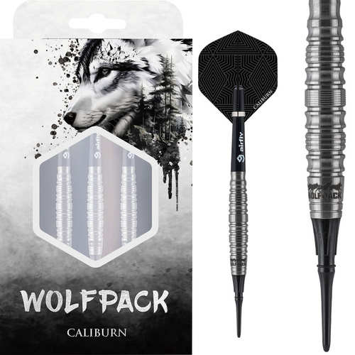 2024新款 CALIBURN WOLFPACK 系列 W5 90%钨钢 专业软式飞镖
