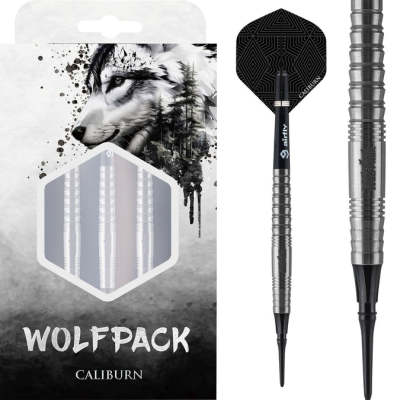 2024新款 CALIBURN WOLFPACK 系列 W6 90%钨钢 专业软式飞镖