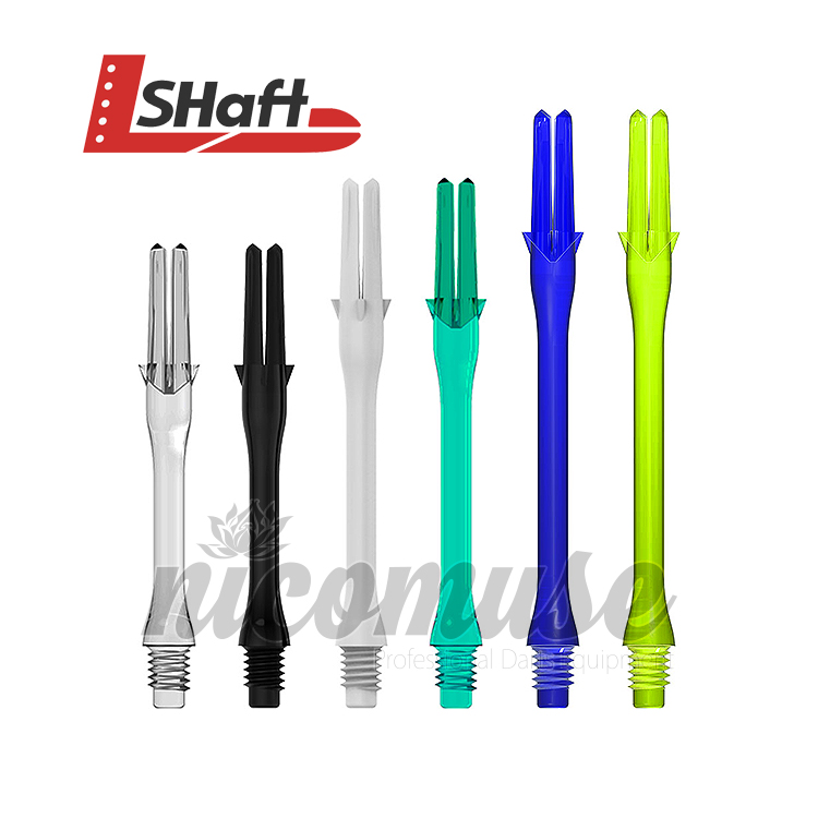 L-Style L-SHaft Lock Slim 细腰型固定飞镖杆 附香槟环 6色可选