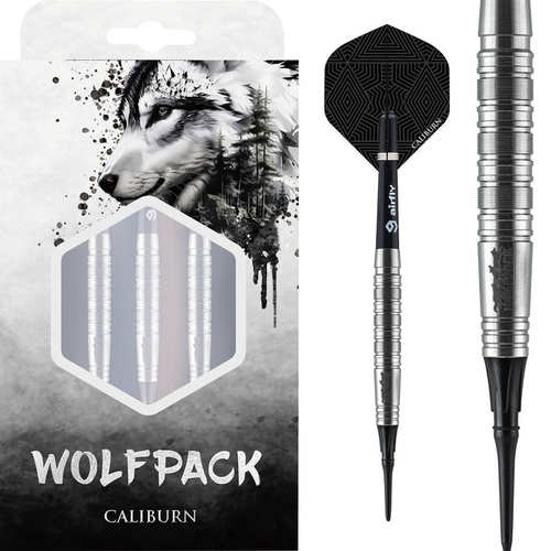 2024新款 CALIBURN WOLFPACK 系列 W7 90%钨钢 专业软式飞镖