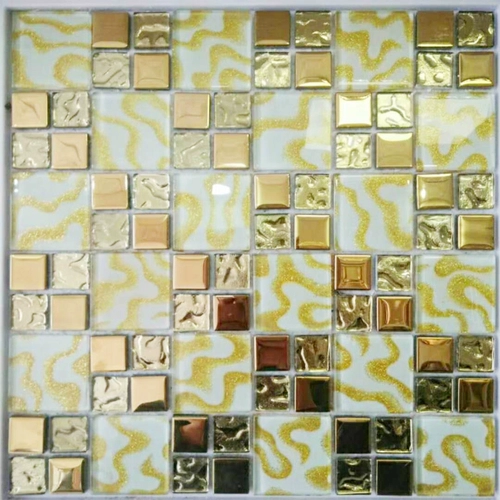 Стеклянная металлическая наклейка на стену, головоломка, мозаика, прямые продажи с завода