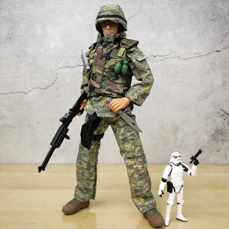 手办兵人玩具士兵人偶模型1比6可动特种现代摆件武器男孩礼物威龙图片