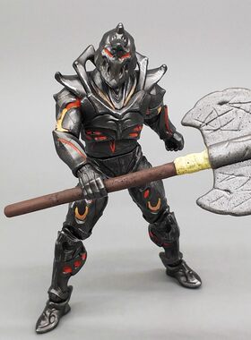 3.75寸堡垒之夜手办钢铁盔甲铁骑士中世纪特种部队可动人偶玩具