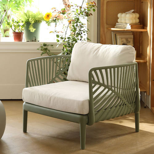 北欧简约花园阳台露台户外防水休闲椅轻奢小户型百搭庭院沙发组合