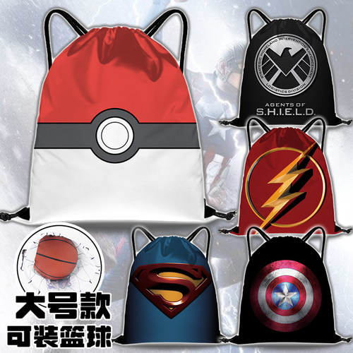 抽绳包轻便收纳袋大容量运动男