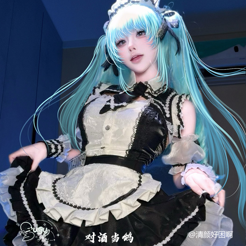对酒当鸽 现货NIKKE胜利女神普丽瓦蒂女仆装cosplay妮姬cos咖啡