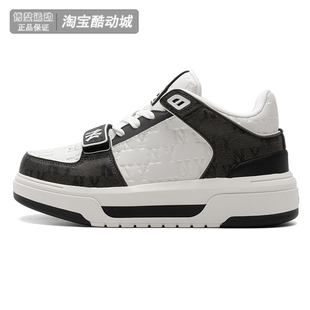 MLB板鞋男女鞋子NY复古老花运动鞋低帮厚底休闲鞋学长鞋3ASXCMM4N