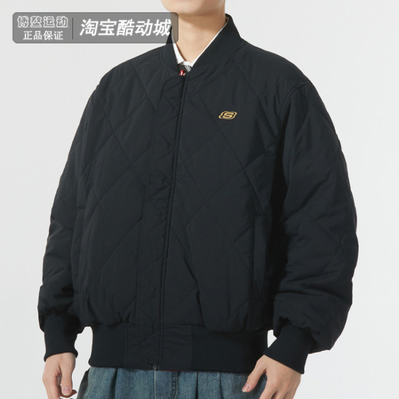 Skechers运动保暖双面穿棉服男装