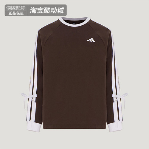 阿迪达斯女士运动服圆领长袖T恤