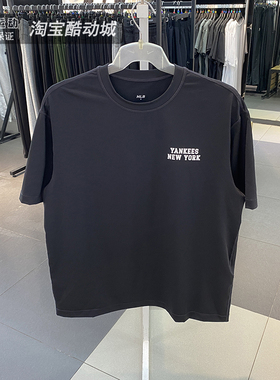 MLB短袖男女装夏季情侣运动服休闲字母印花透气圆领T恤3ASWB2243