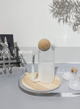 现代轻奢摆件组合全案客厅售楼处会所卧室玄关创意样板房间玻璃杯