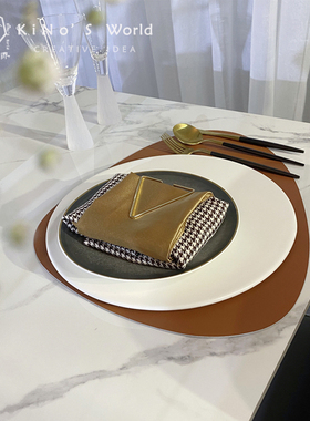 欧式风餐具样板间轻奢装饰摆件