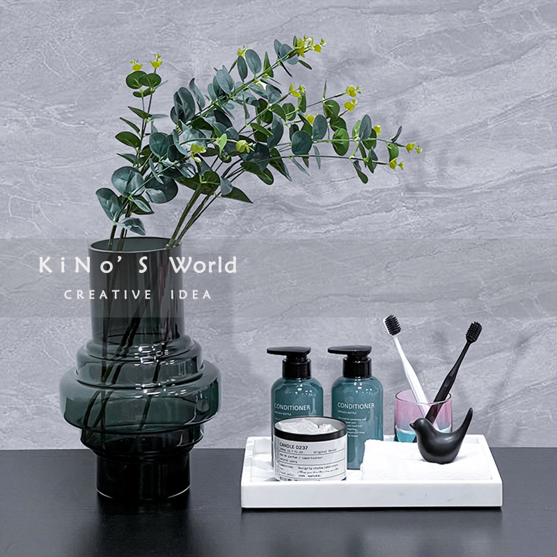 北欧轻奢卫生间摆件样板房间软装