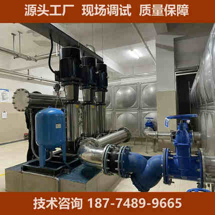 无负压变频恒压供水设备二次加压设备变频无塔电动锅炉防爆增压泵